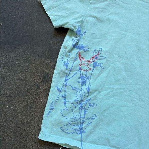 Staple Baby Blue Short Sleeve T-Shirt Embroidered Mens size XL Streetwear - Picture 11 of 16